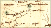 Thoreau's map of the Concord and Merrimack Rivers